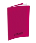 CAHIER 17X22 48P SEYES 90G PPL ROSE