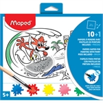 BL PAPIER A PEINDRE +CAPSULE X10 +PINCEA