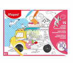 BL PAPIER MAGIQUE A COLORIER X15