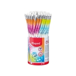 CRAYON PAPIER MINI CUTE HB BG POT X72