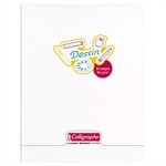 CAHIER DESSIN 17X22 32P UNI 90G PPL INCO
