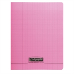 CAHIER 17X22 60P SEYES 90G PPL ROSE