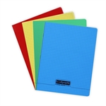 CAHIER 17X22 96P 5X5 90G PPL ASS