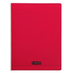 CAHIER 24X32 48P SEYES 90G PPL ROUGE