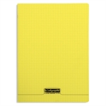 CAHIER 24X32 96P 5X5 90G PPL JAUNE