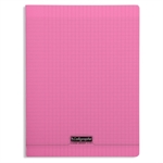 CAHIER 24X32 96P SEYES 90G PPL ROSE