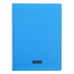 CAHIER 24X32 192P SEYES 90G PPL BLEU