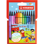 BL FEUTRE PEN68 MINI X12 ASS