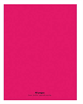 CAHIER 24X32 48P SEYES 90G PPL ROSE