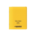 CAHIER 17X22 48P SEYES 90G PPL JAUNE