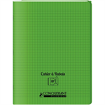 CAHIER 24X32 96P SEYES 90G PPL VERT