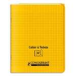 CAHIER 24X32 96P SEYES 90G PPL JAUNE