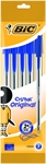 BL STYLO BILLE CRISTAL BLEU X5 BIC