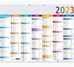 CALENDRIER CIVILS 2023 7 MOIS 405X530