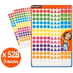 GOMMETTES GEOMETRIQUE X528