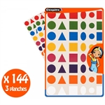 GOMMETTES GEOMETRIQUE X144