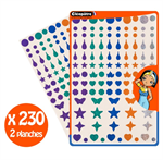 GOMMETTES HOLOGRAPHIQUES X230