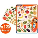 GOMMETTES FRUITS ET LEGUMES X120
