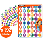 GOMMETTES SMILEYS X192