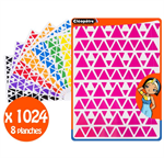GOMMETTES TRIANGLES X1024