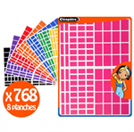 GOMMETTES RECTANGLES X768