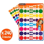 GOMMETTES RONDES X240