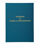 REGISTRE CONSEIL ADMINISTRATION 100P