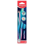 BL CRAYON GRAPHITE HB B/G NIGHTFALL X6