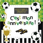 BL SET INVITATION ANNIVERSAIRE FOOTBALL