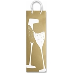 SAC CADEAU BOUTEILLE 12X09X37 VERRE VERT