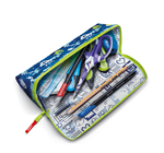 FOURRE TOUT OPEN XXL MOTIF BLEUE