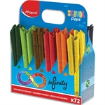 CRAYONS COULEUR SCHOOL PEPS x72
