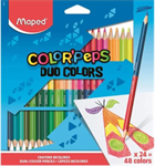 CRAYONS COULEUR DUO COLOR PEPS x24