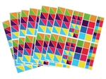 GOMMETTES GEOMETRIQUES CARREE&TRIANGLE