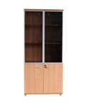 ARMOIRE VITRI HAU P/BAT H200X90X45 CHERR