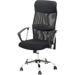 FAUTEUIL PRESIDENT NOIR MAILLE YANN