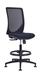 TABOURET HAUT ELLIOT MAILLE NOIR