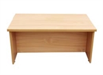 RETOUR BUREAU 80X80X73 METAL CHENE