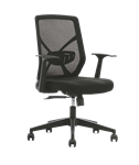 FAUTEUIL MAILLE NOIR VOIT+ACC