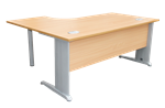 BUREAU ANGLE/D 160X120X73 METAL CHERRY