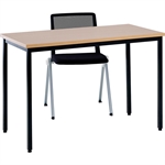 TABLE MOD RECT 140X70 NR HETRE