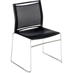 CHAISE VISITEUR NOIR MAILL/PPL JILL