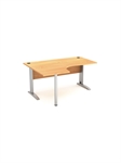 BUREAU ANGLE/G 160X120X73 METAL CHERRY