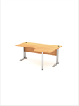 BUREAU ANGLE/D 160X120X73 METAL CHENE