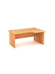 BUREAU ANGLE/D 160X104X73 PANNEAU CHERRY